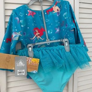 Disney’s Little mermaid long sleeve swim suit